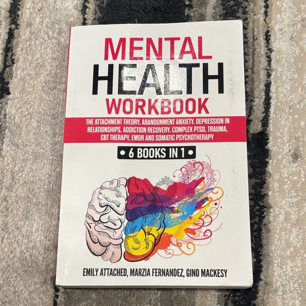 Mental Health Workbook- 6 books in 1
